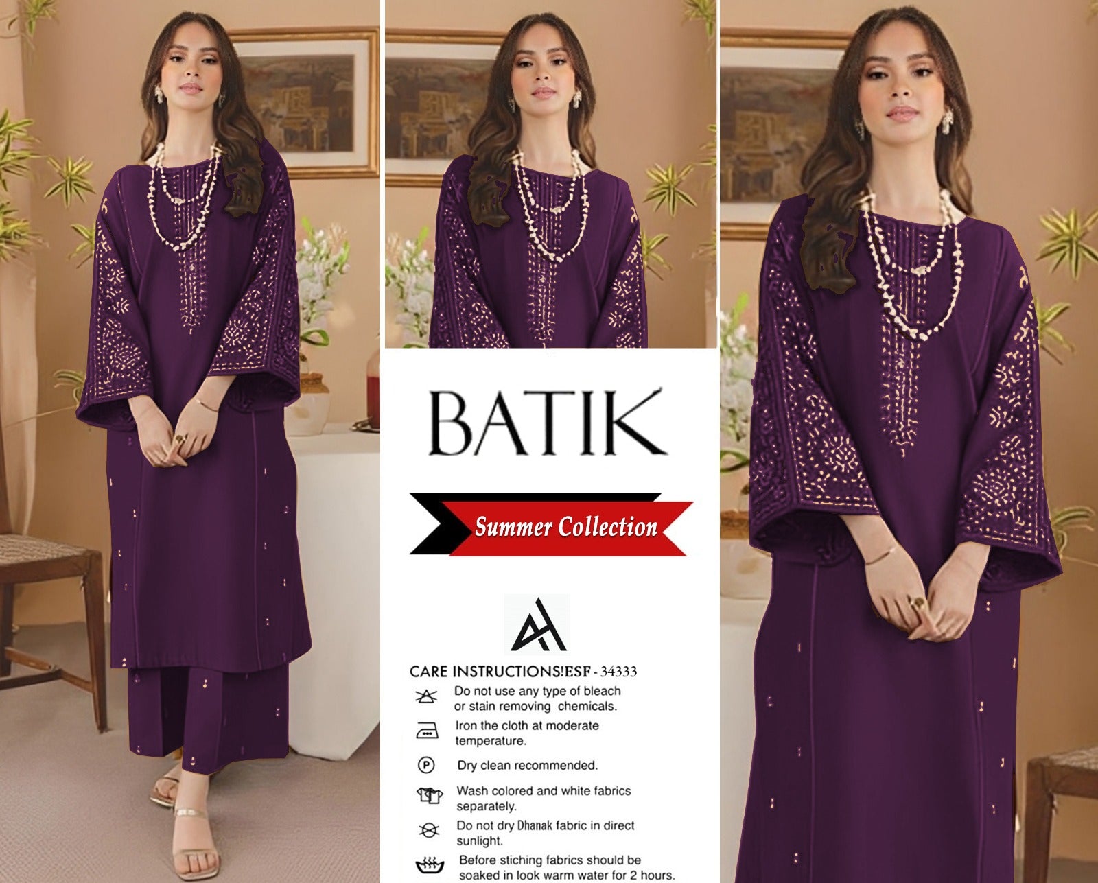 Umzay Premium Lawn 2PC Suit – Elegant Embroidery & Summer Comfort Volume 06