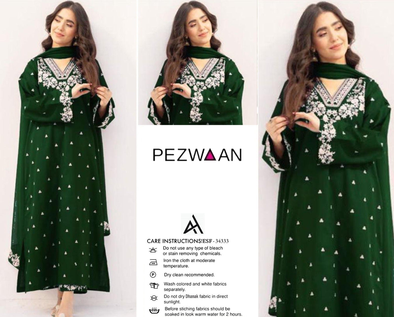 Umzay Premium Lawn 2PC Suit – Elegant Embroidery & Summer Comfort Volume 04