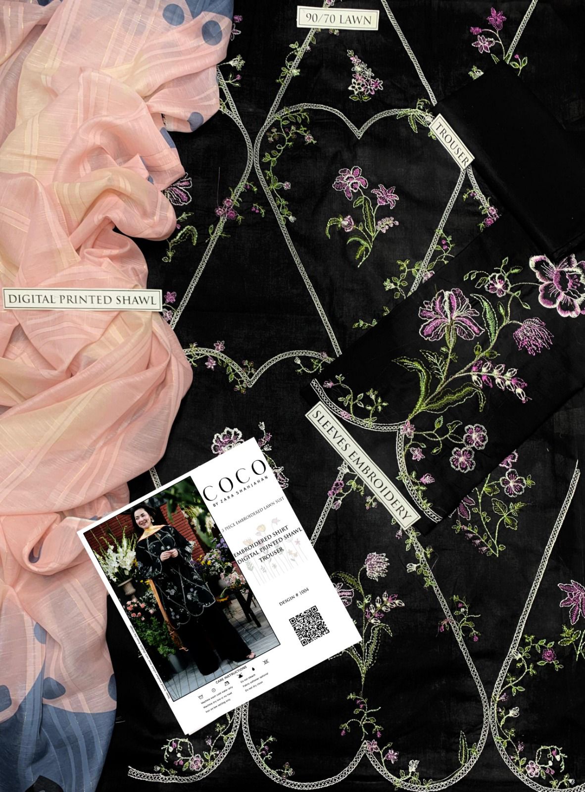 Premium Lawn 3PC Suit – Elegant Embroidery & Summer Comfort Volume L10