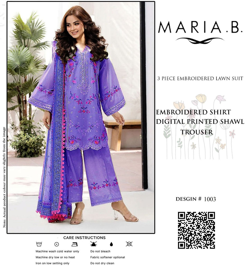 Premium Lawn 3PC Suit – Elegant Embroidery & Summer Comfort Volume L15