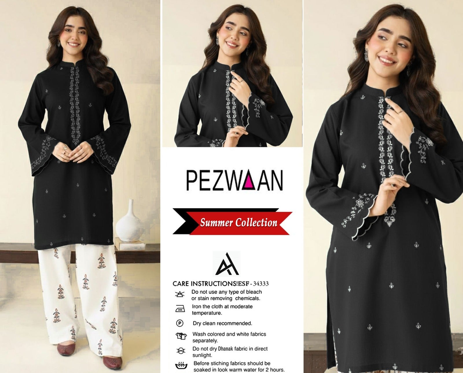 Umzay Premium Lawn 2PC Suit – Elegant Embroidery & Summer Comfort Volume 09