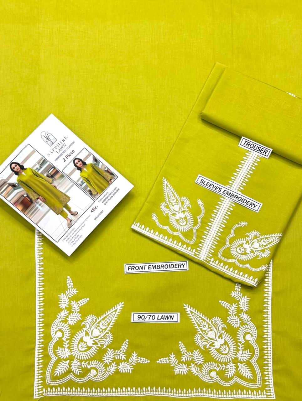 Premium Lawn 2PC Suit – Elegant Embroidery & Summer Comfort Volume LL-06