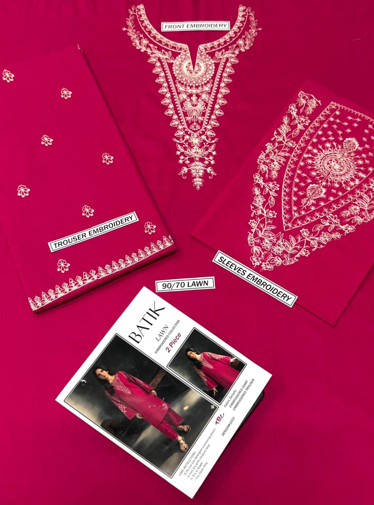 Premium Lawn 2PC Suit – Elegant Embroidery & Summer Comfort Volume LL-02