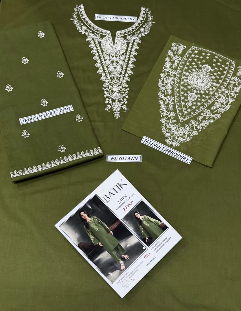 Premium Lawn 2PC Suit – Elegant Embroidery & Summer Comfort Volume LL-03