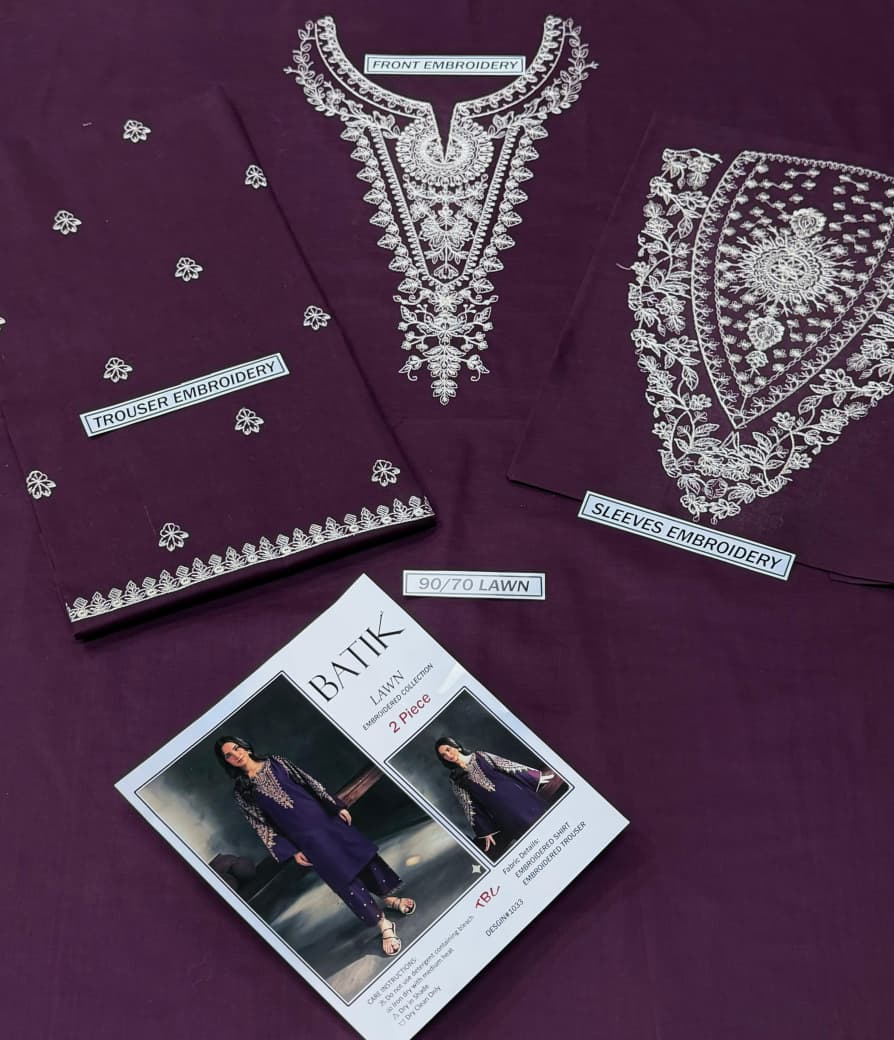 Premium Lawn 2PC Suit – Elegant Embroidery & Summer Comfort Volume LL-08