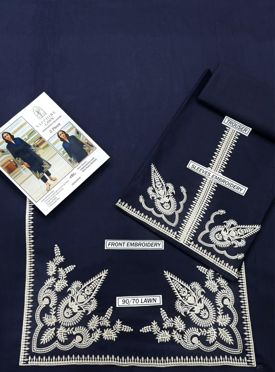 Premium Lawn 2PC Suit – Elegant Embroidery & Summer Comfort Volume LL-09