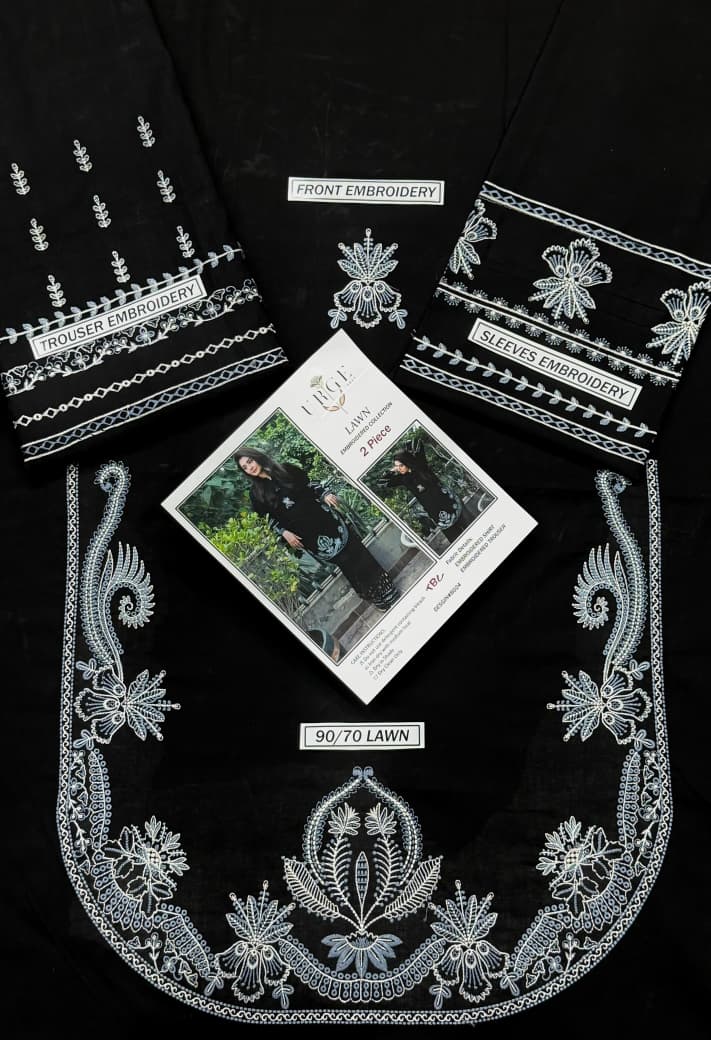 Premium Lawn 2PC Suit – Elegant Embroidery & Summer Comfort Volume LL-11