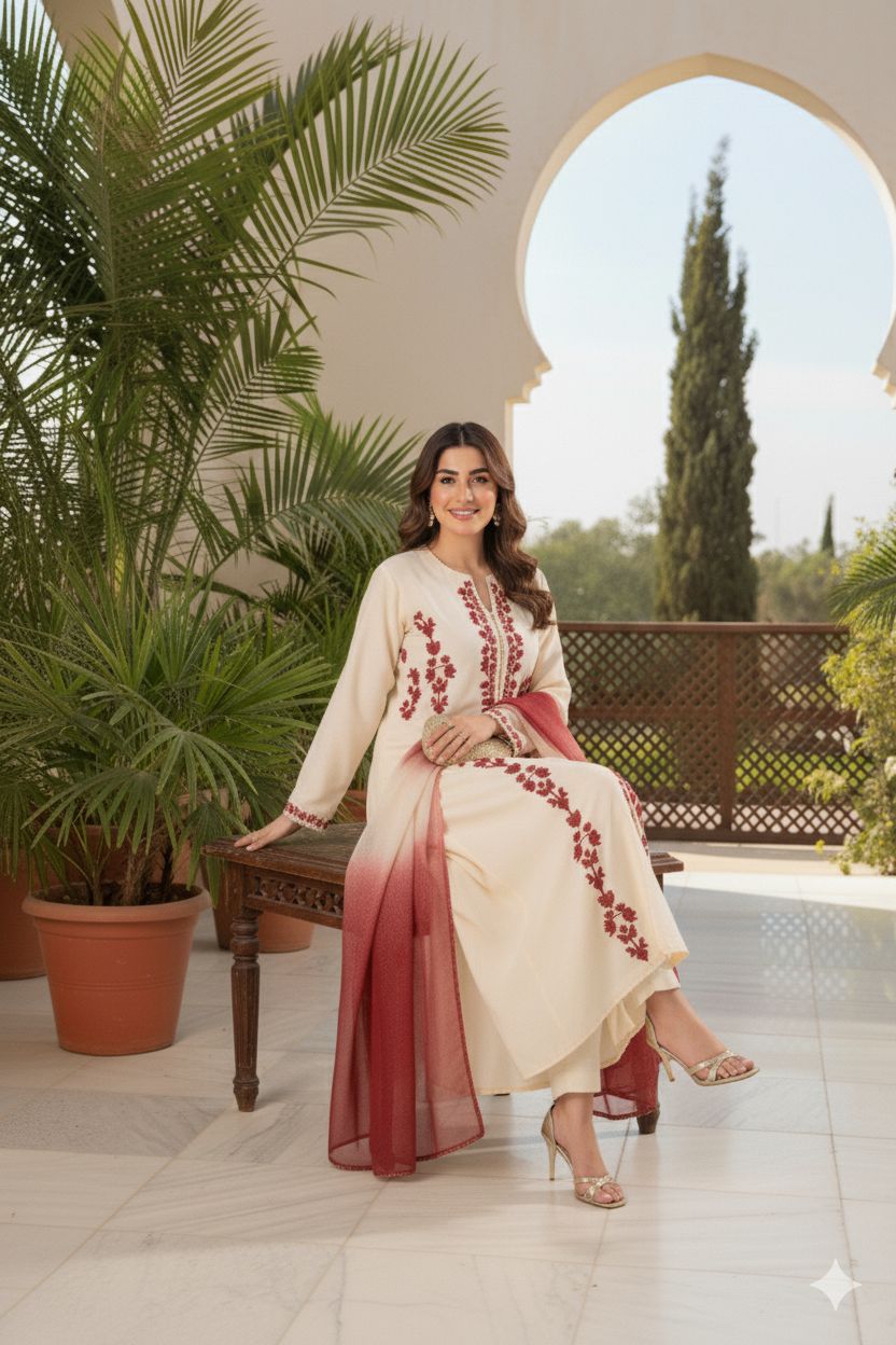 Premium Lawn 3PC Suit – Elegant Embroidery & Summer Comfort Volume LL-02