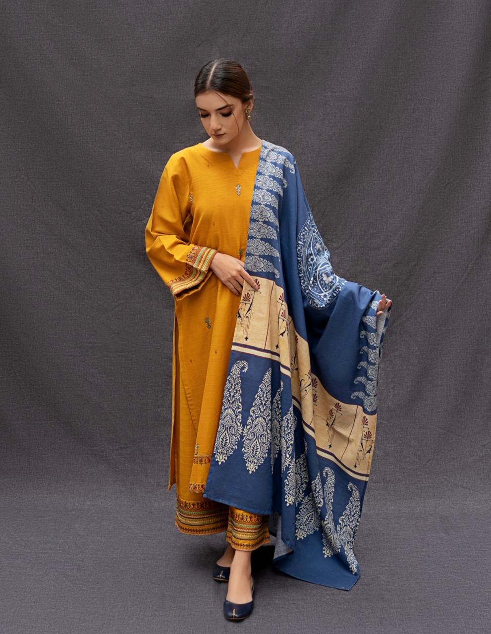 Premium Lawn 3PC Suit – Elegant Embroidery & Summer Comfort Volume L19