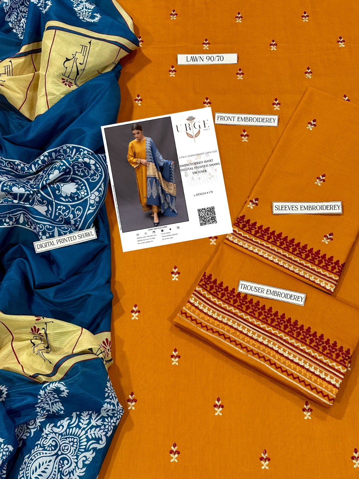 Premium Lawn 3PC Suit – Elegant Embroidery & Summer Comfort Volume L19