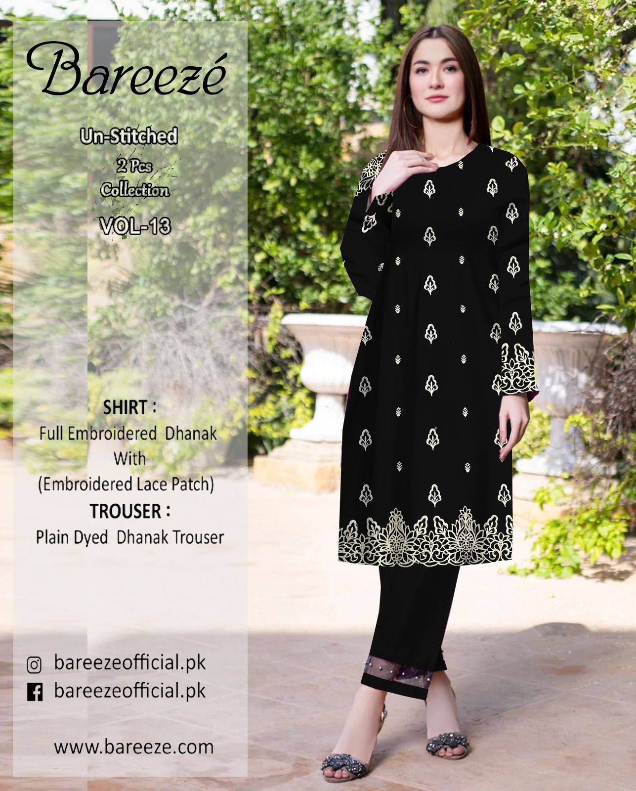 Premium Lawn 2PC Suit – Elegant Embroidery & Summer Comfort Volume LL-13
