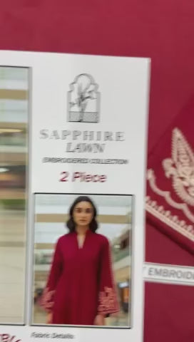 Premium Lawn 2PC Suit – Elegant Embroidery & Summer Comfort Volume LL-01