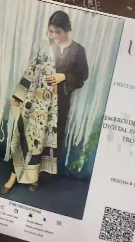 Premium Lawn 3PC Suit – Elegant Embroidery & Summer Comfort Volume Lawn special 0001