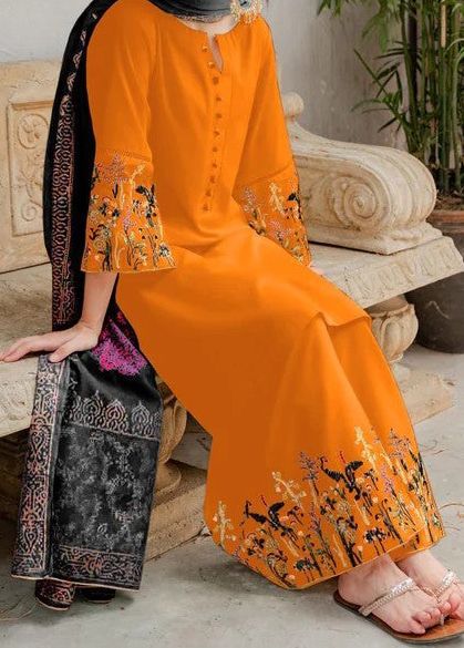 Winter collection Dhnak 3pc EMB